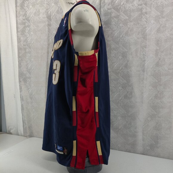 Cleveland Cavaliers Jersey Mens 52 Blue NBA Basketball LeBron James 23 Reebok - Picture 4 of 11